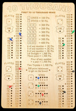 Load image into Gallery viewer, 10 Thousand dice game