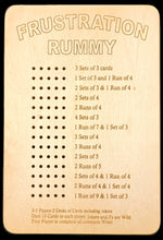 Load image into Gallery viewer, Frustration rummy Gameboard front.