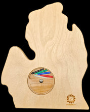 Load image into Gallery viewer, Michigan-Lower peninusla-Frustration Rummy gameboard backside peg storage solution.