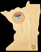 Load image into Gallery viewer, Minnesota Shanghai Rummy shaped backside showing peg storage solution.