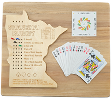 Load image into Gallery viewer, Minnesota Shanghai Rummy Gameboard.