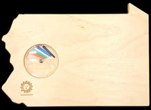 Load image into Gallery viewer, PA. Frustration rummy Gameboard Backside showing peg storage solution.