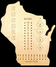 Load image into Gallery viewer, Wisconsin Euchre gameboard front.