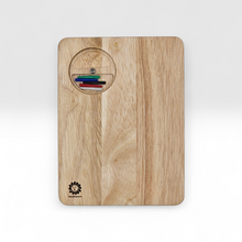 Load image into Gallery viewer, Back side of Frustration Rummy gameboard showing Peg storage solution on white background.
