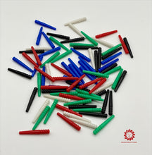Load image into Gallery viewer, A pile of multi-colored scorekeeping pegs.
